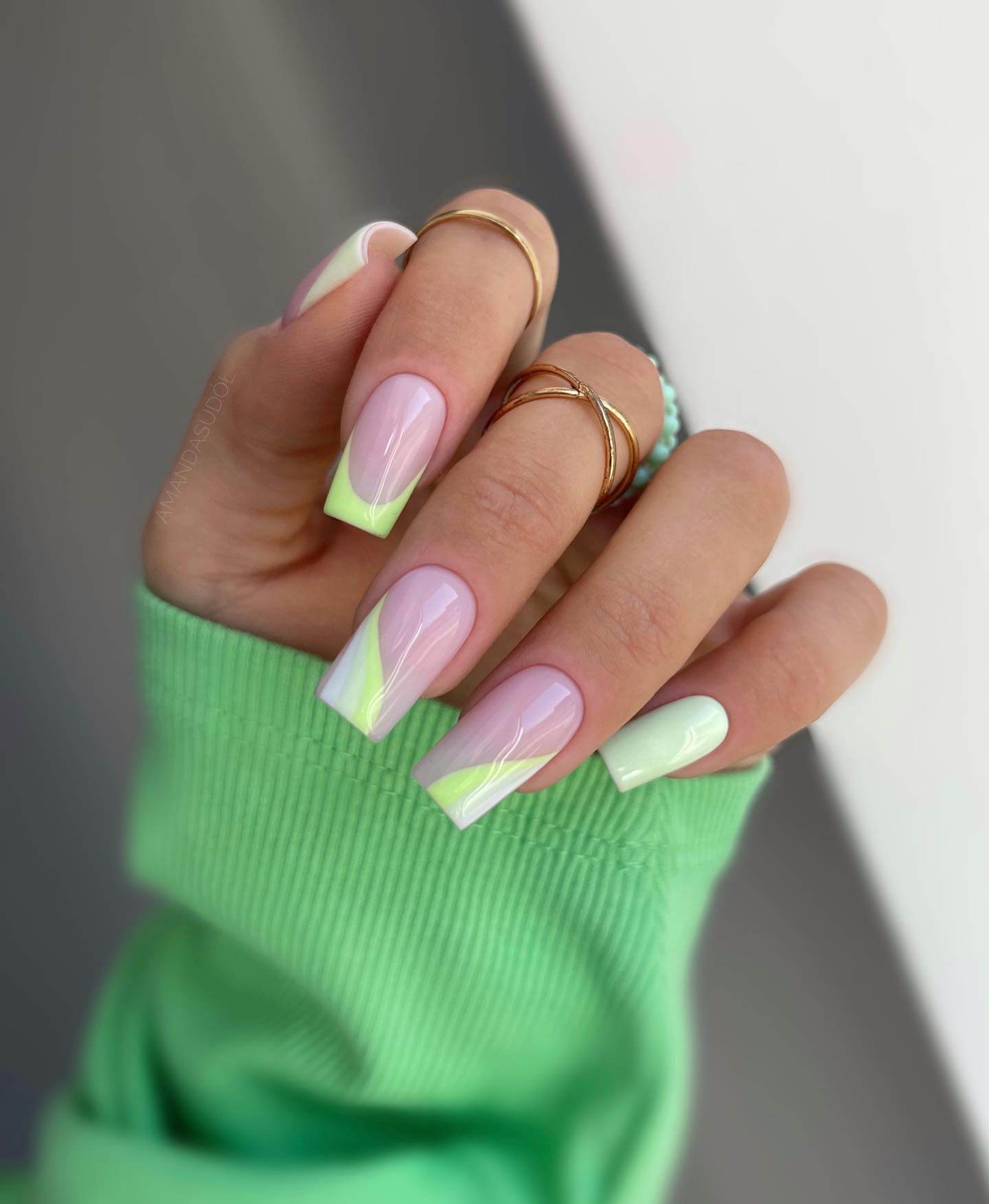 Summer French Tip Nail Designs