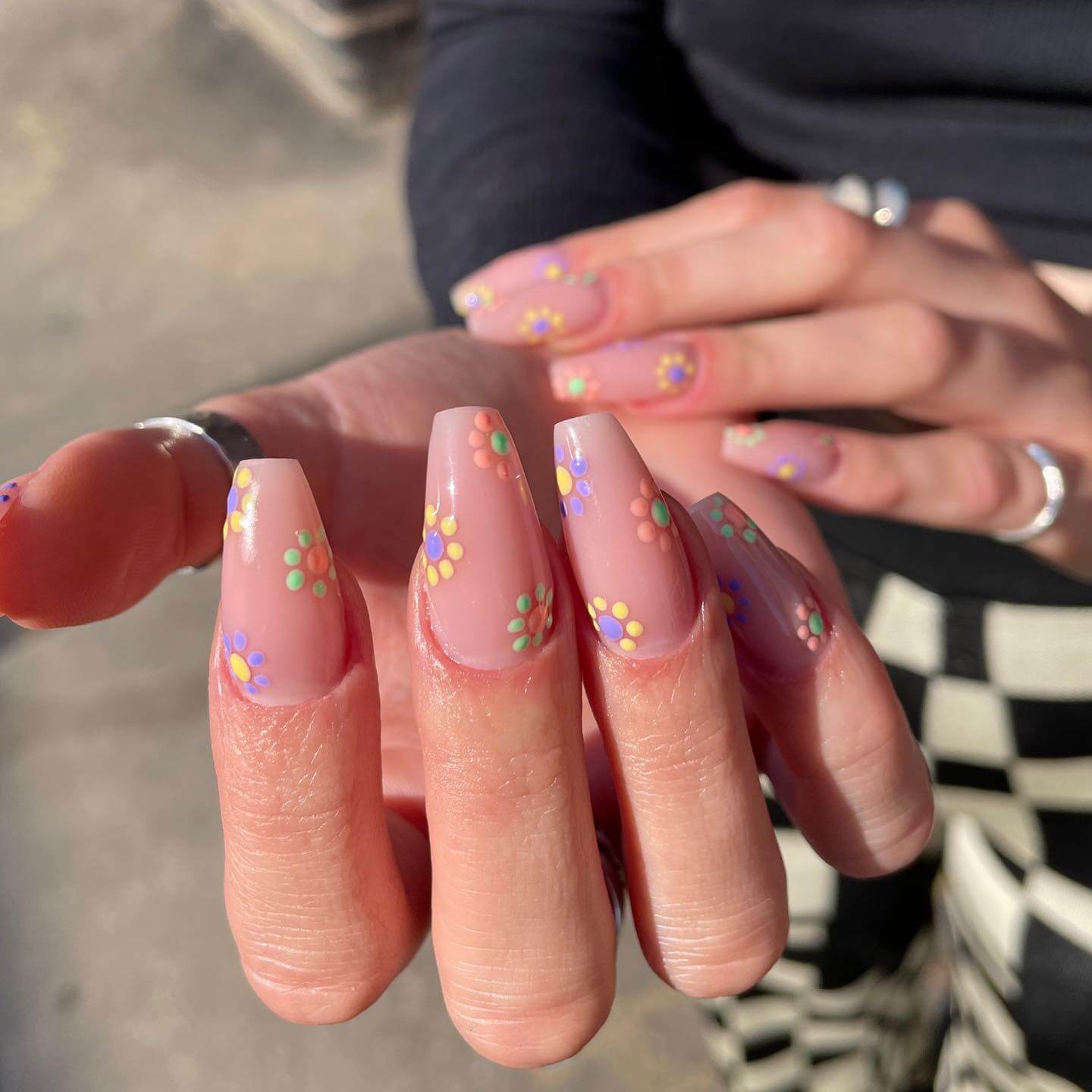 Coffin Nail Designs for Summer