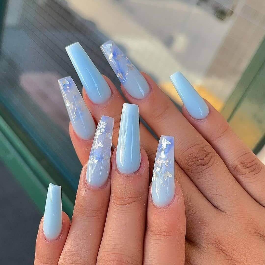 blue coffin nails