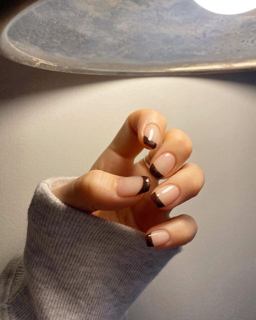 brown nail designs