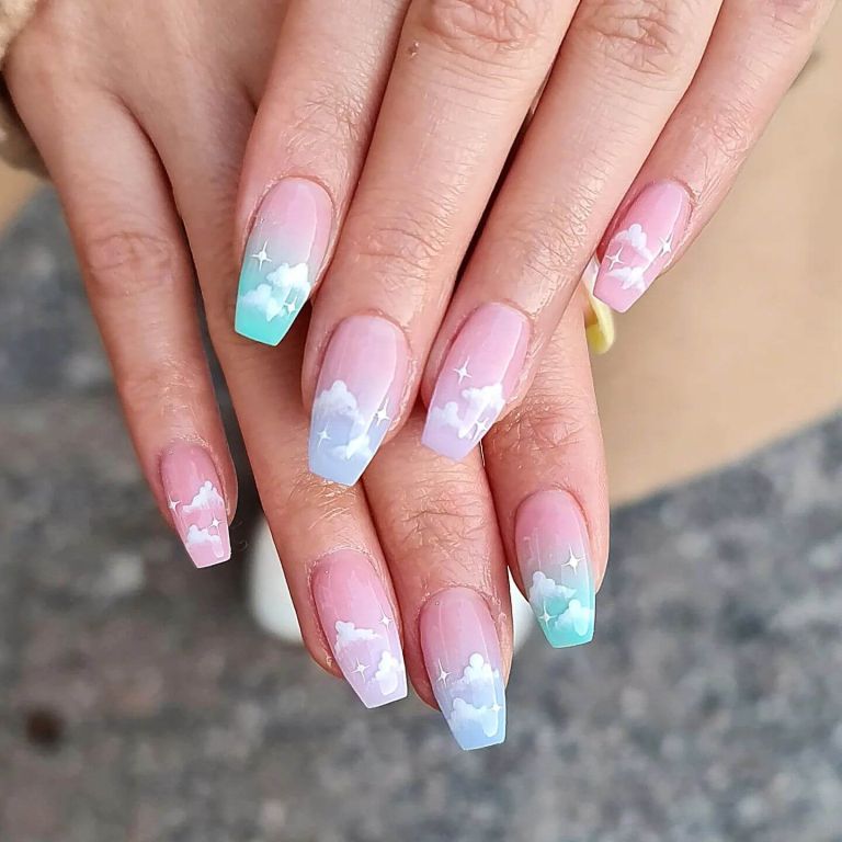 60+ Best Coffin Nail Designs You Should Try in 2024 LadyLife