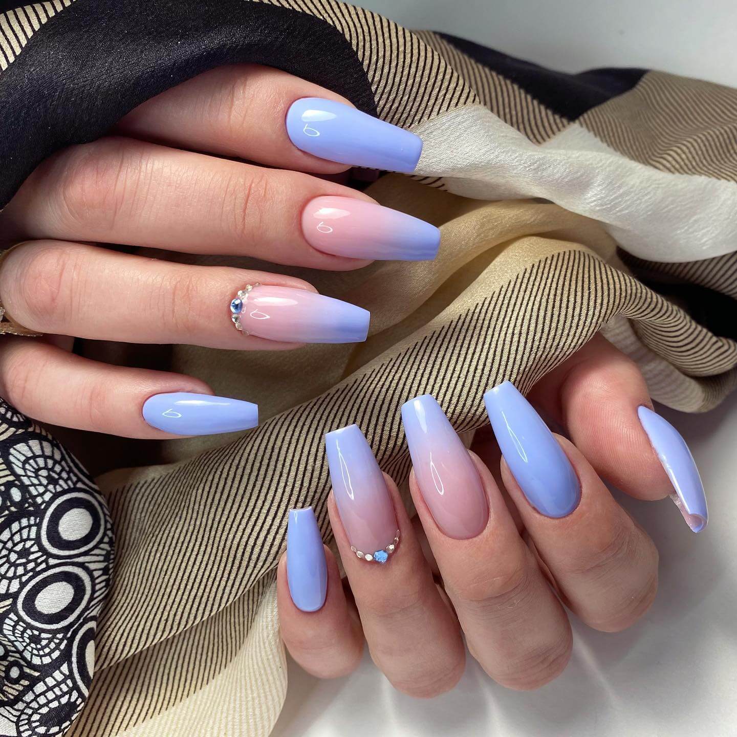 blue coffin nails