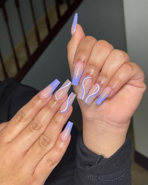 blue coffin nails