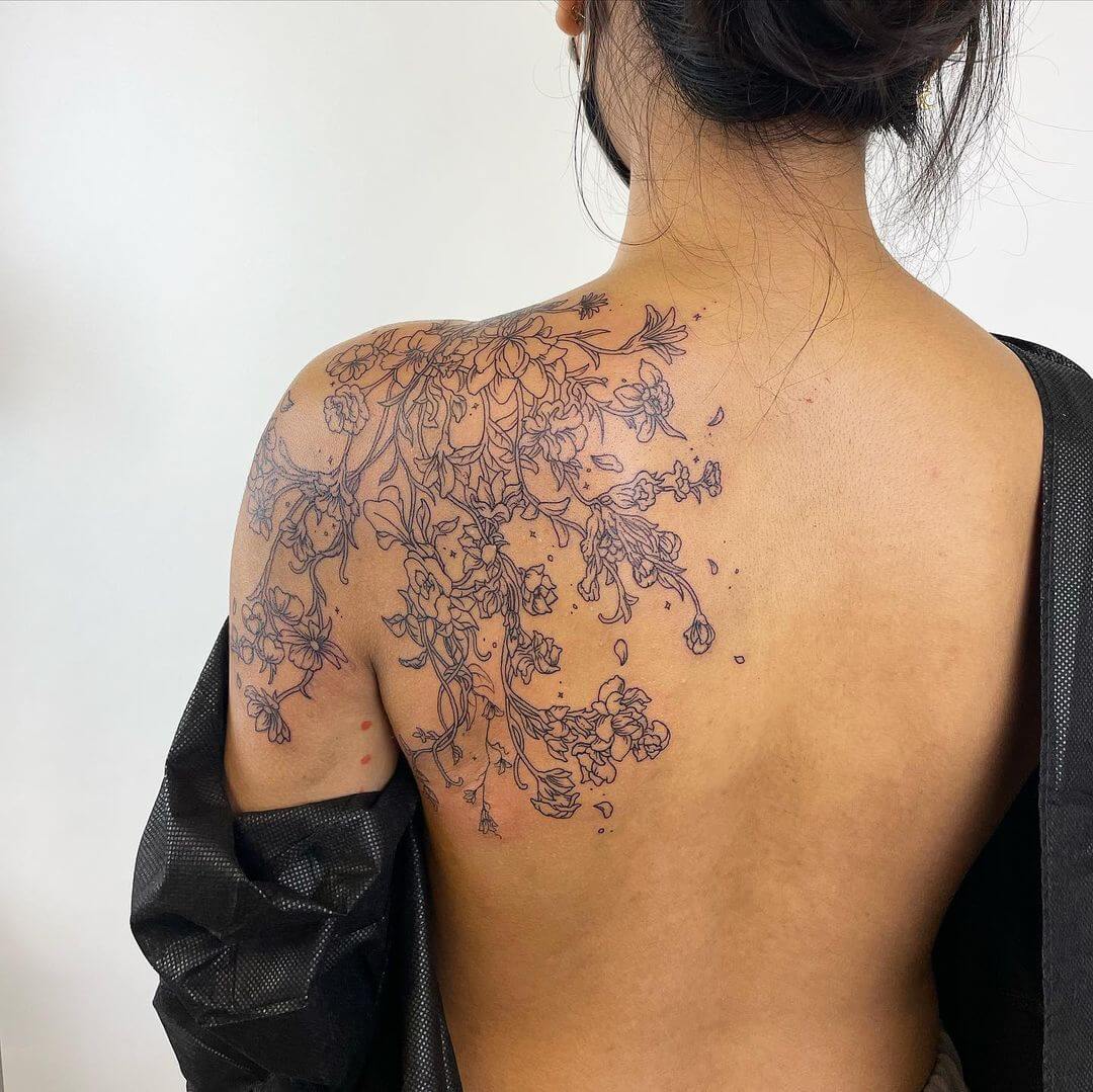 Back and Shoulder Tattoo
