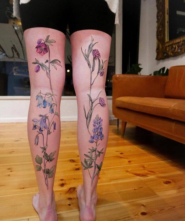 leg tattoos for women