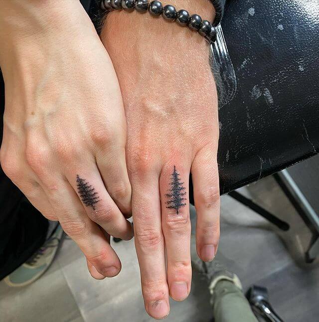 Tree Finger Tattoos