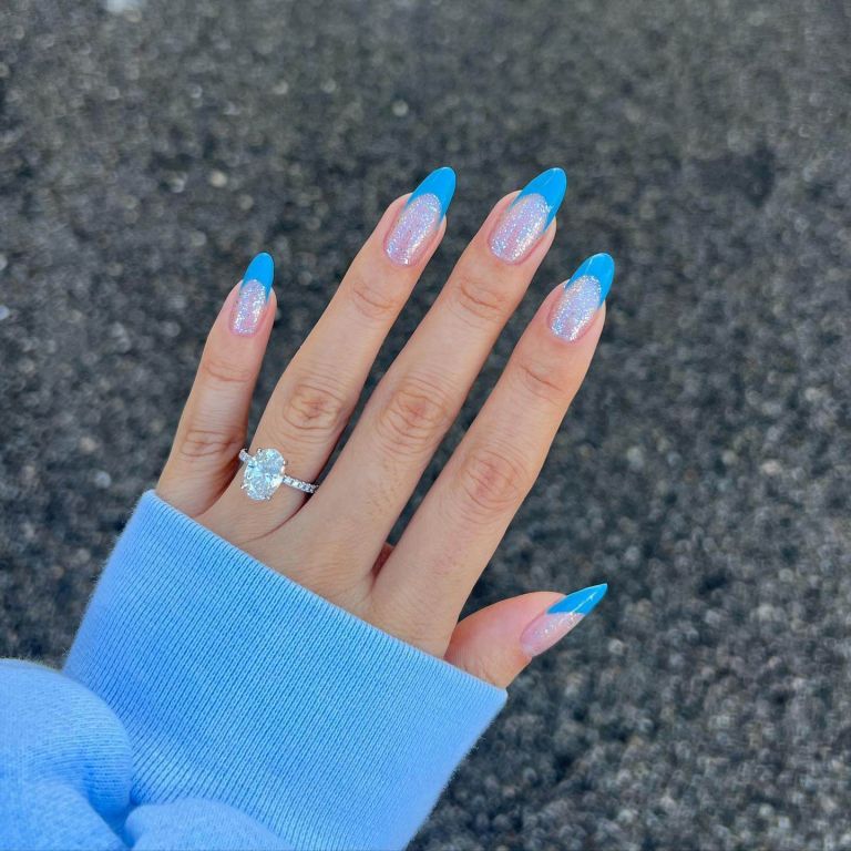 Baby Blue Nail Designs: 100+ Best Light Blue Nails Ideas - LadyLife