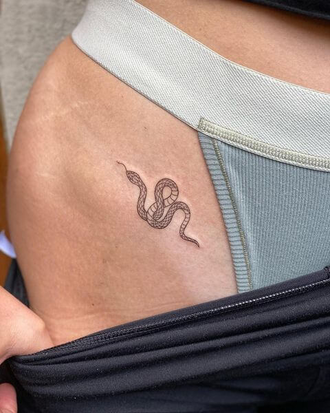 Snake  Skull Girls Side Tattoo  Best Tattoo Ideas For Men  Women