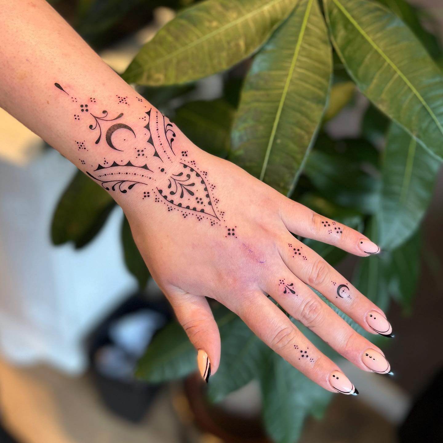Hand and Finger Tattoos