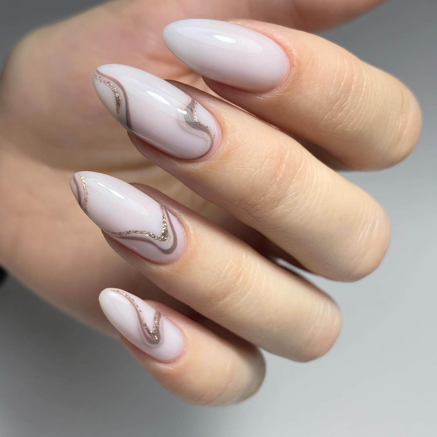 Pastel Swirl Nails