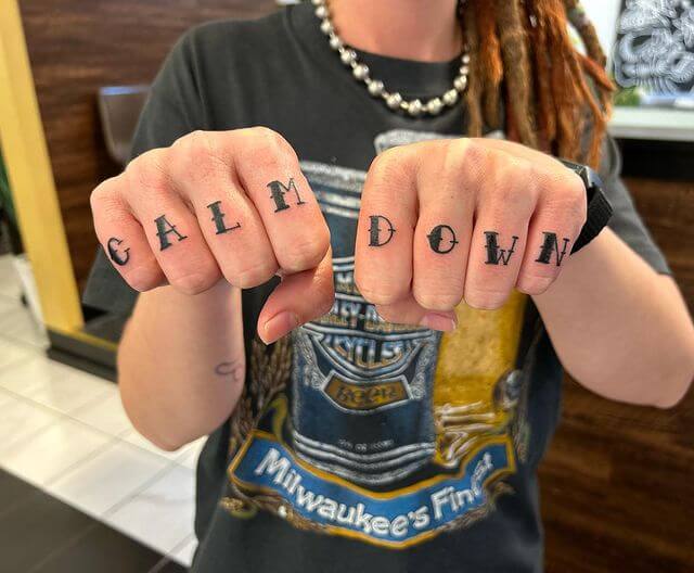 Knuckles Tattoos