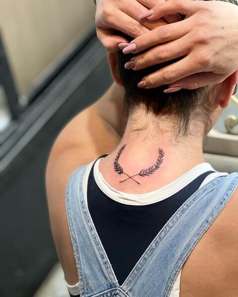 Back and Neck Tattoo