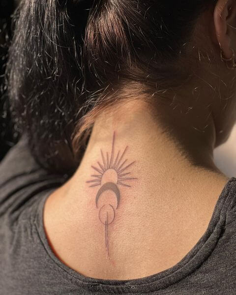 Back and Neck Tattoo