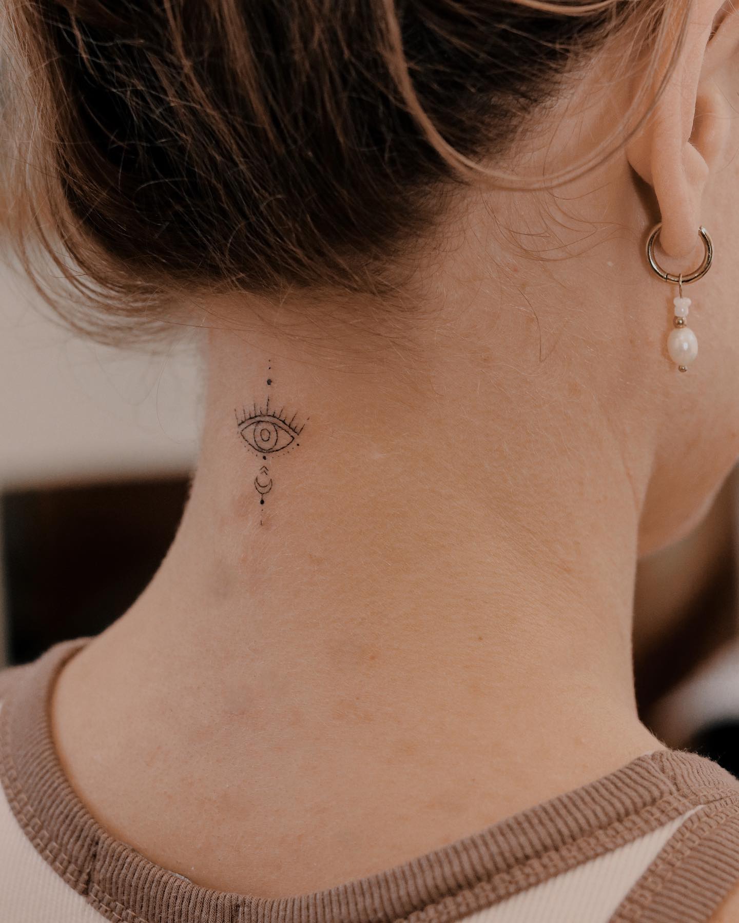 Small Neck Tattoo