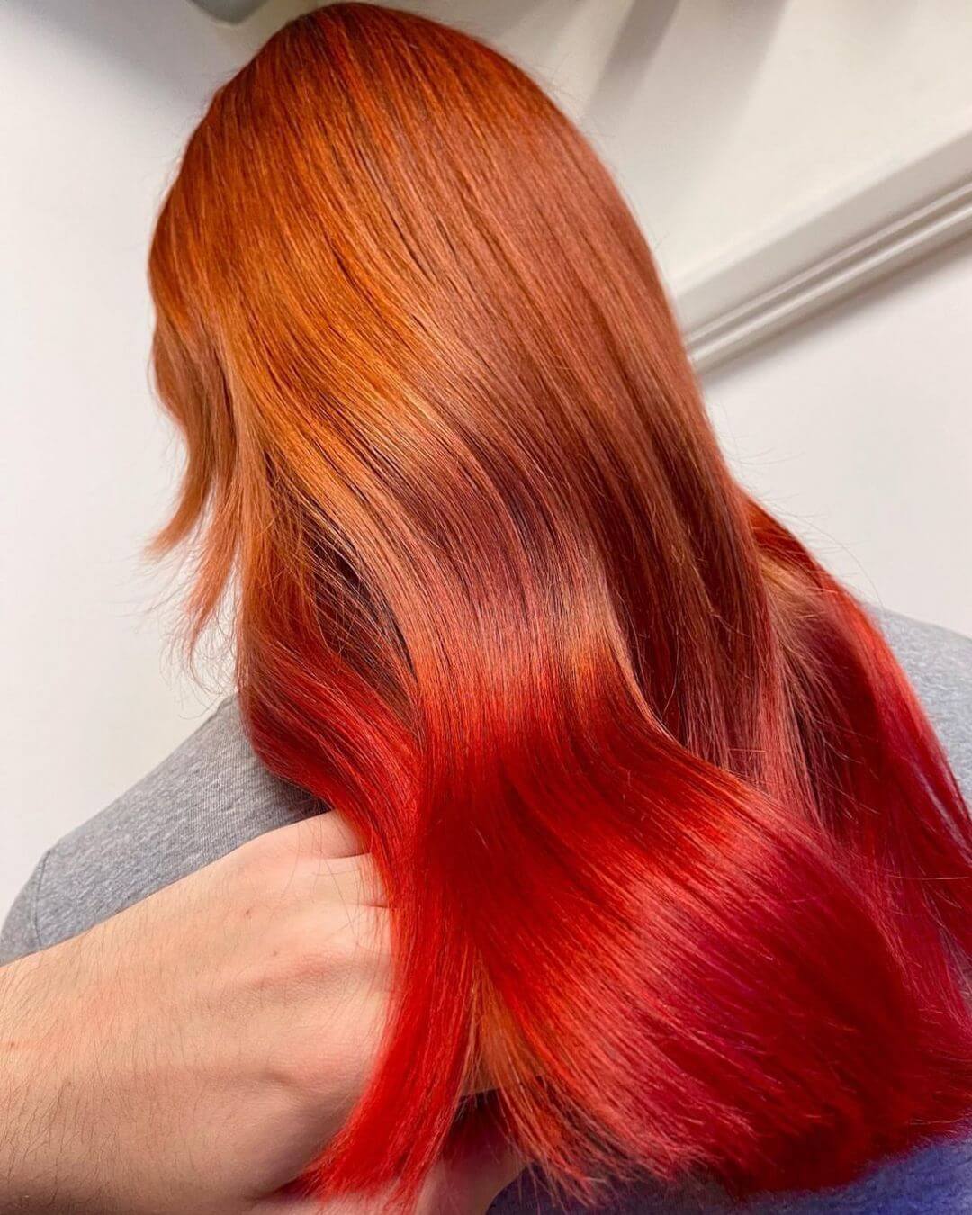 Red to Orange hair
