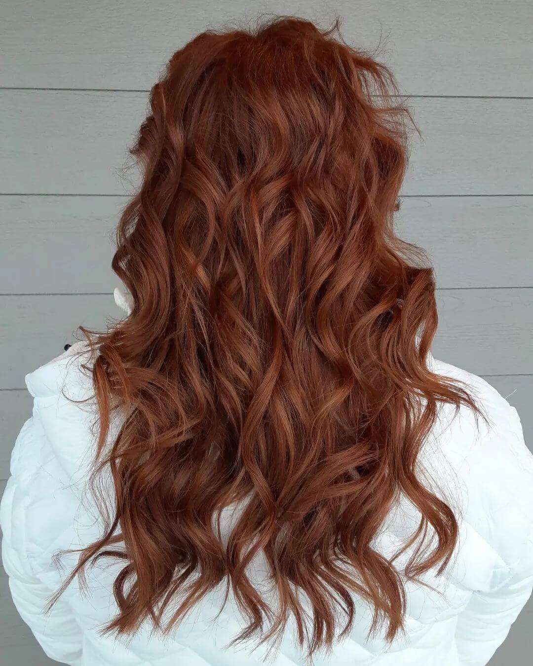 Brown Orange hair