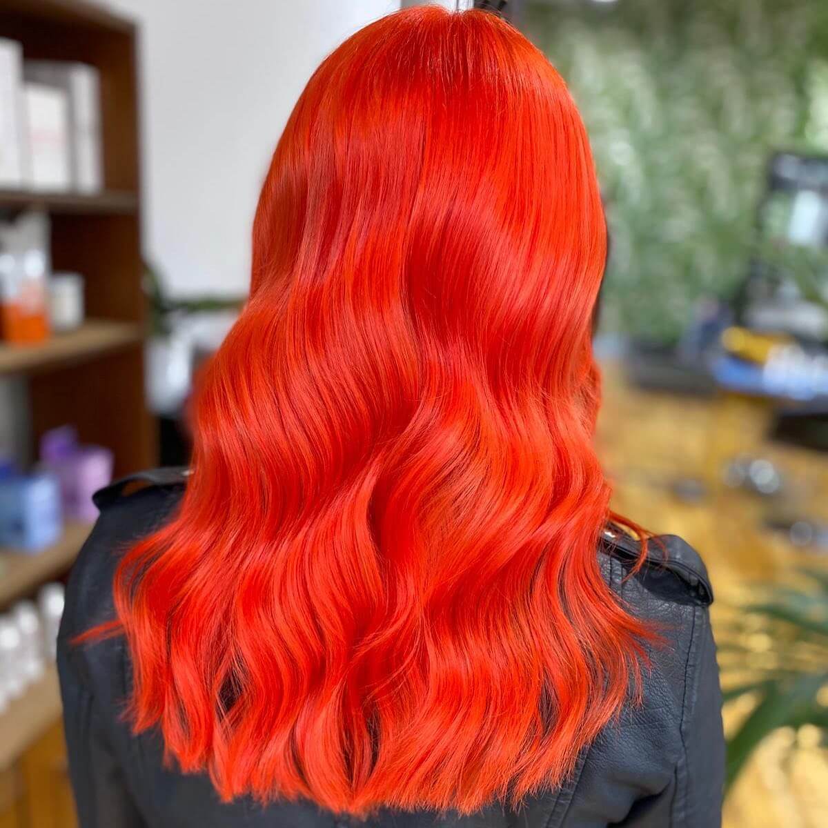 Fiery Orange hair