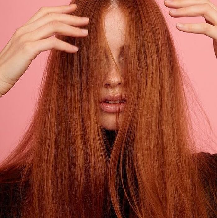 orange hair for women