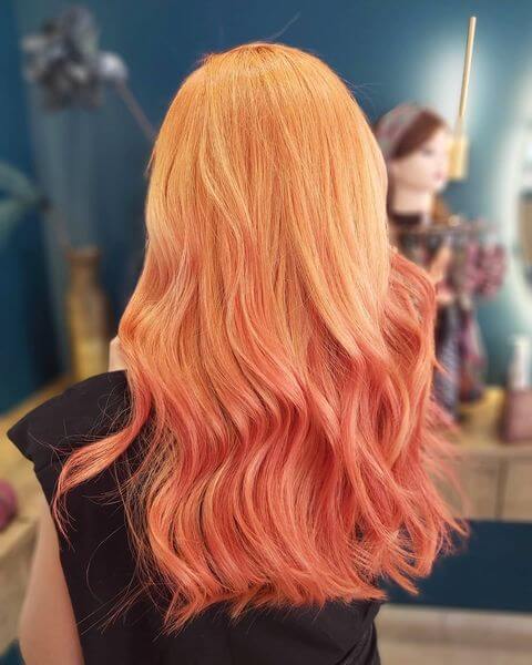 Ombre Orange Hair