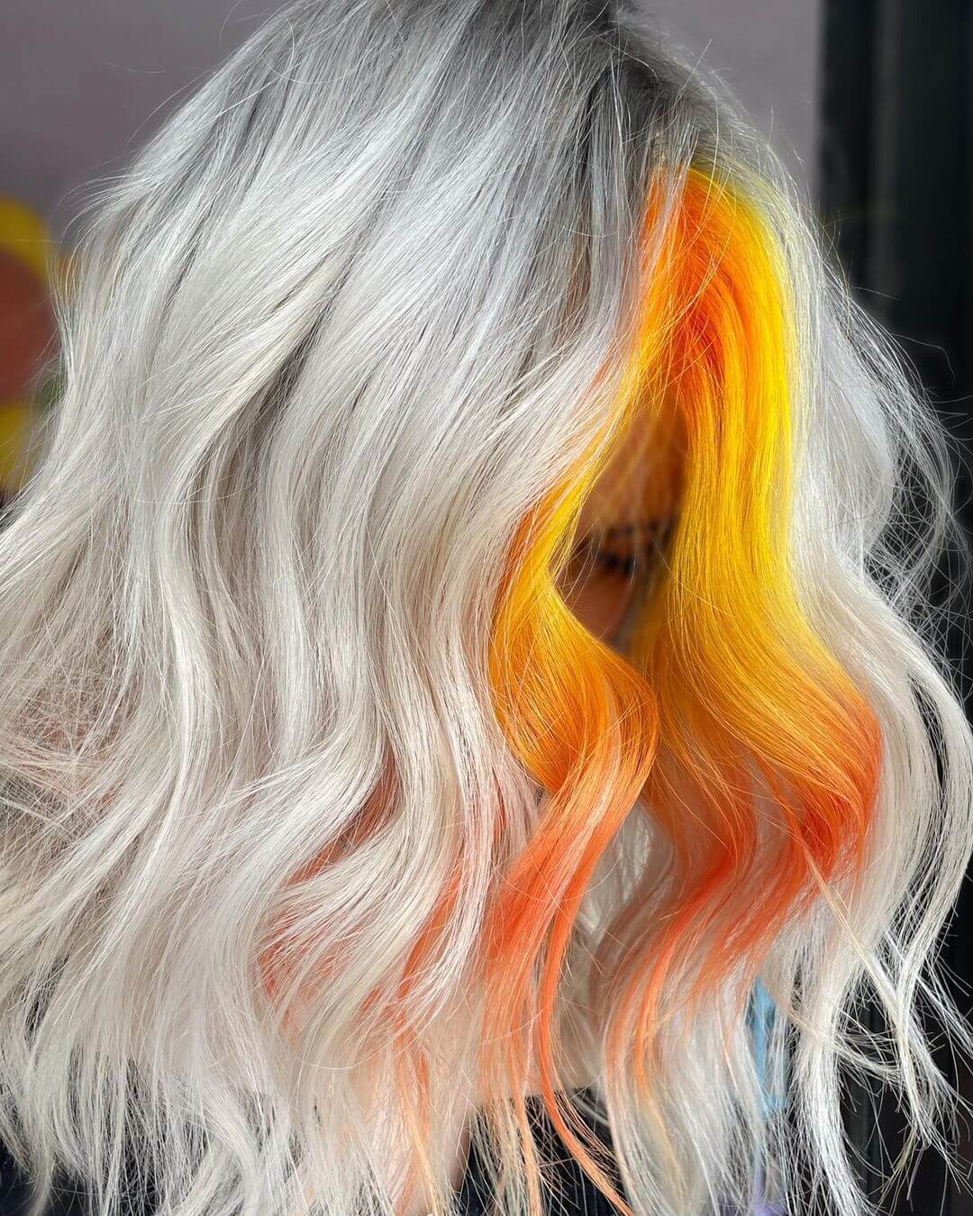 Orange and Blonde hair