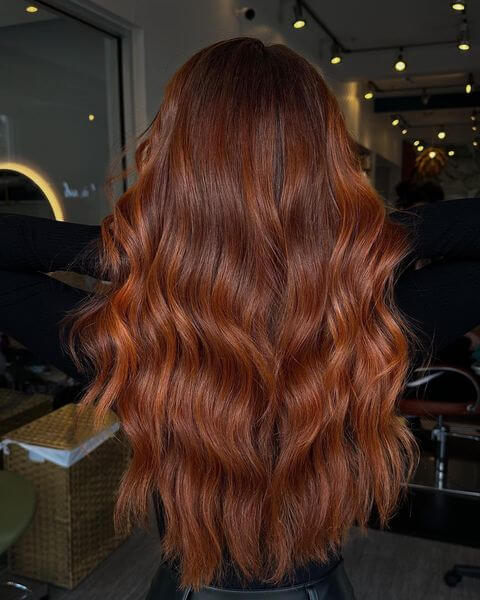 Orangish Brown hair
