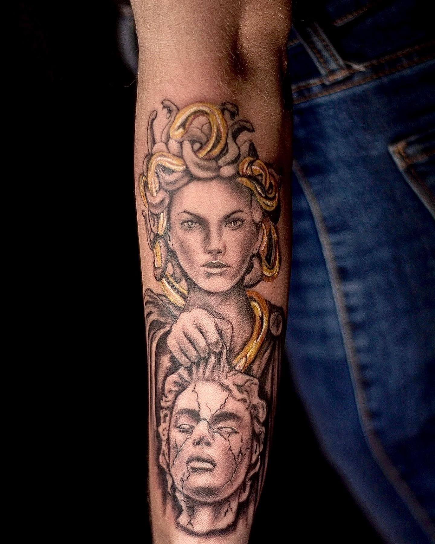 Medusa Arm Tattoos