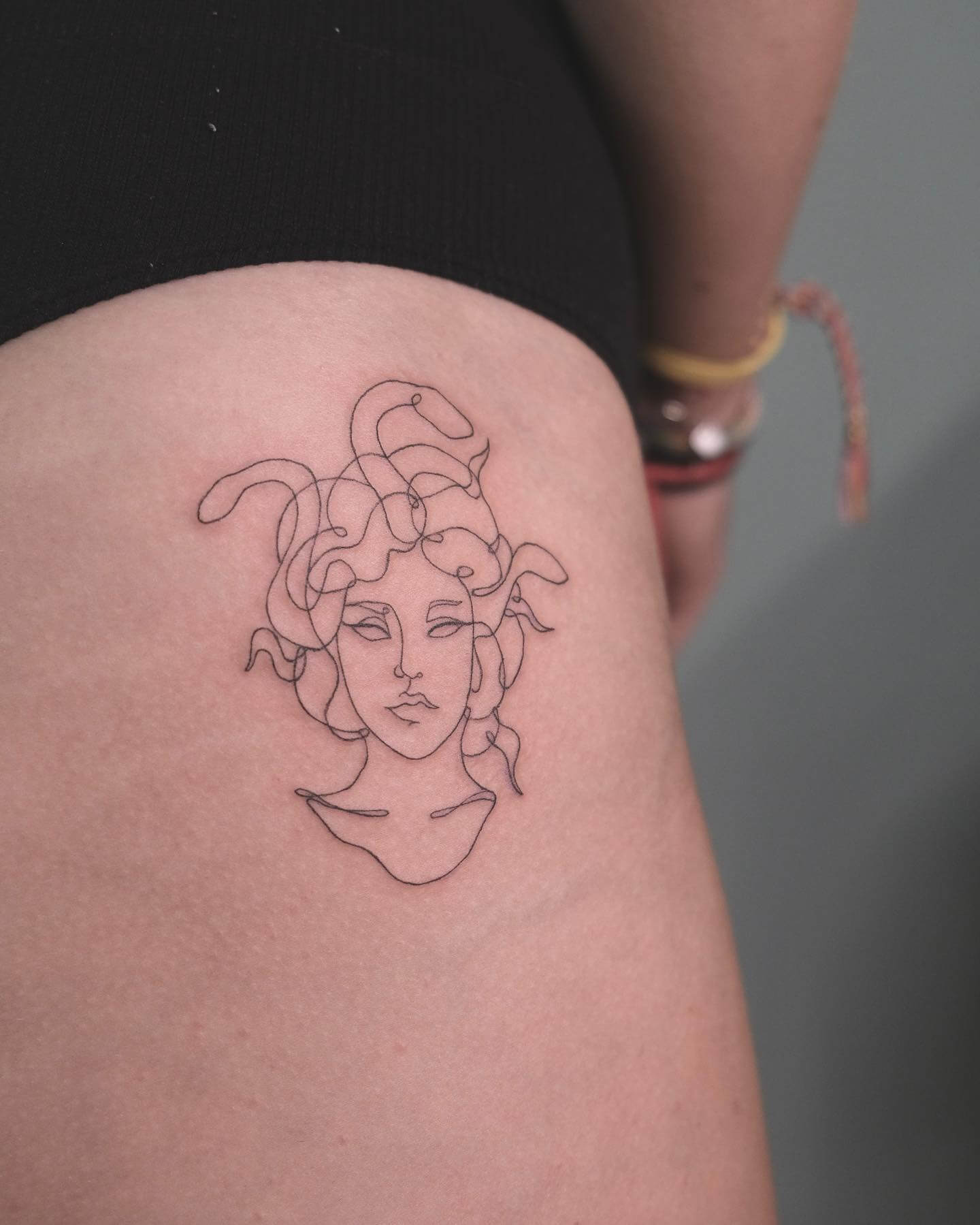 Minimalist Medusa Tattoos