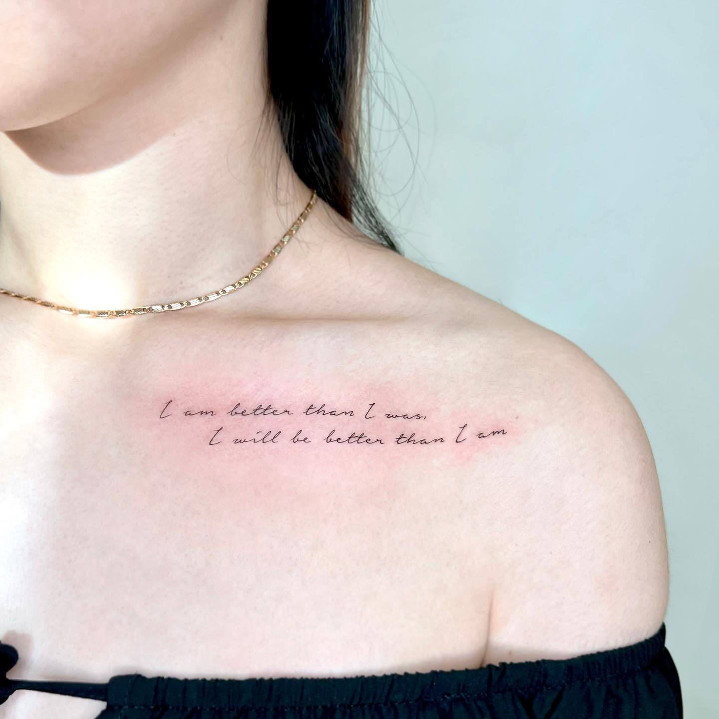 30 Inspiring Quote Tattoos for Girls on Collar Bone  EntertainmentMesh