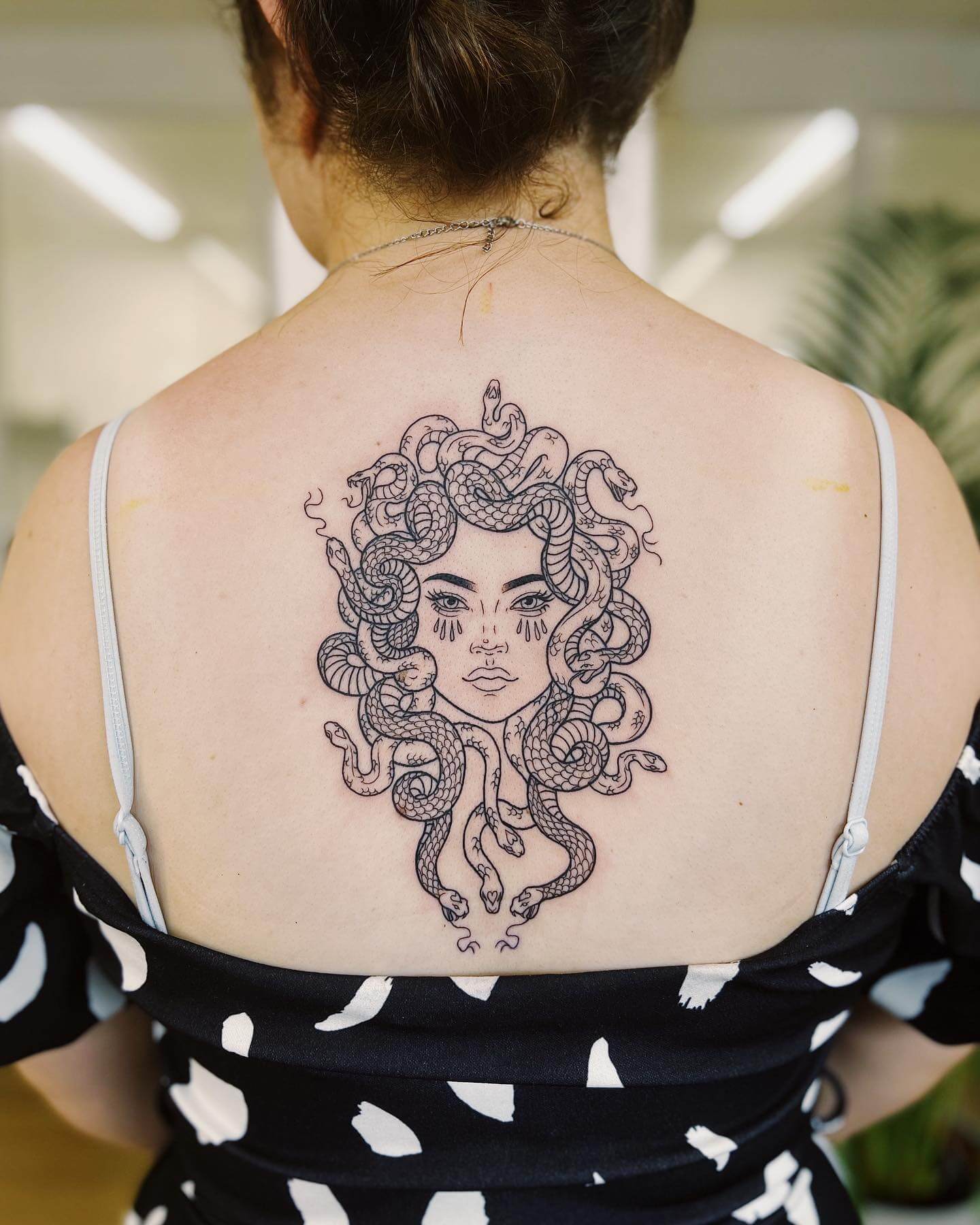 Medusa Back Tattoos