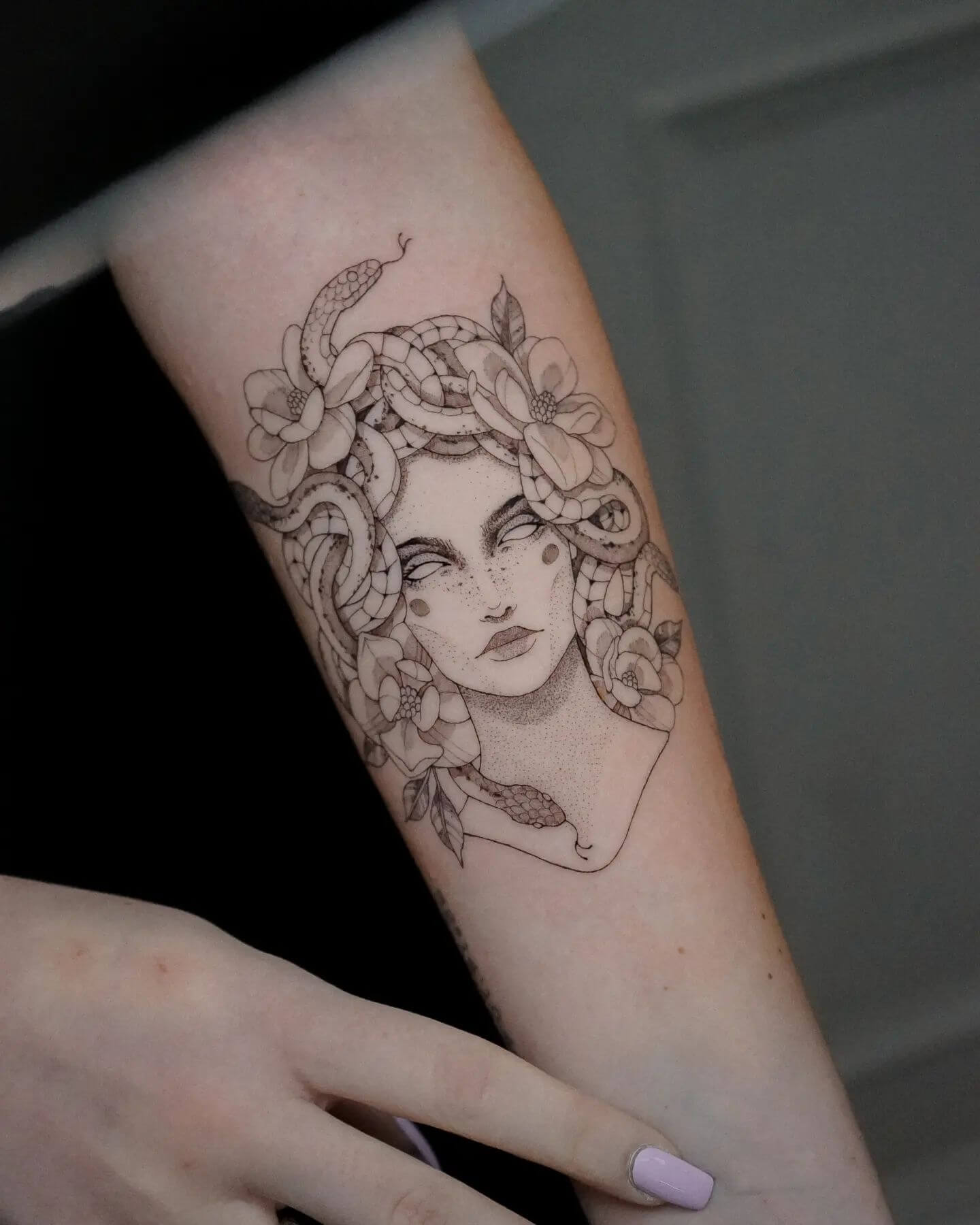Medusa Forearm Tattoos