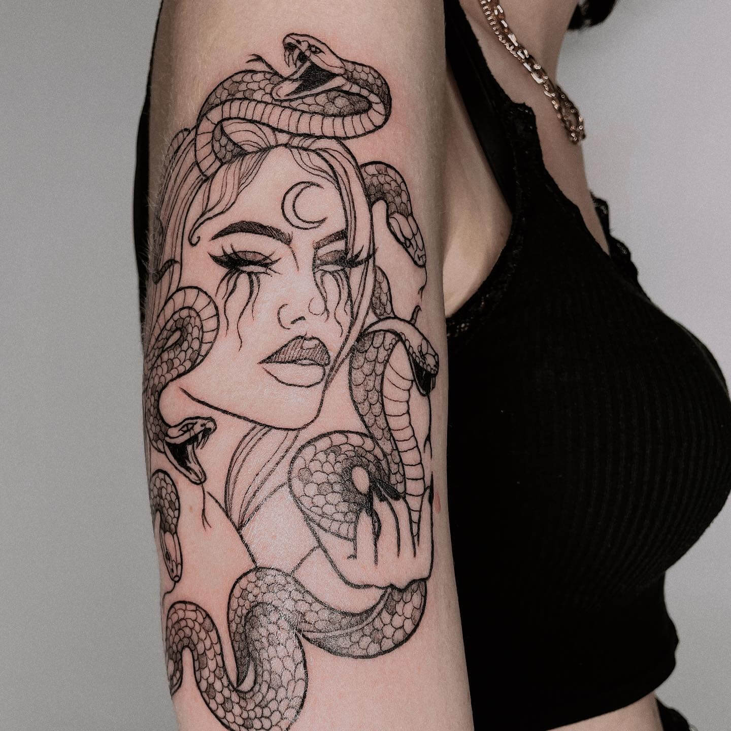 Medusa Shoulder Tattoos