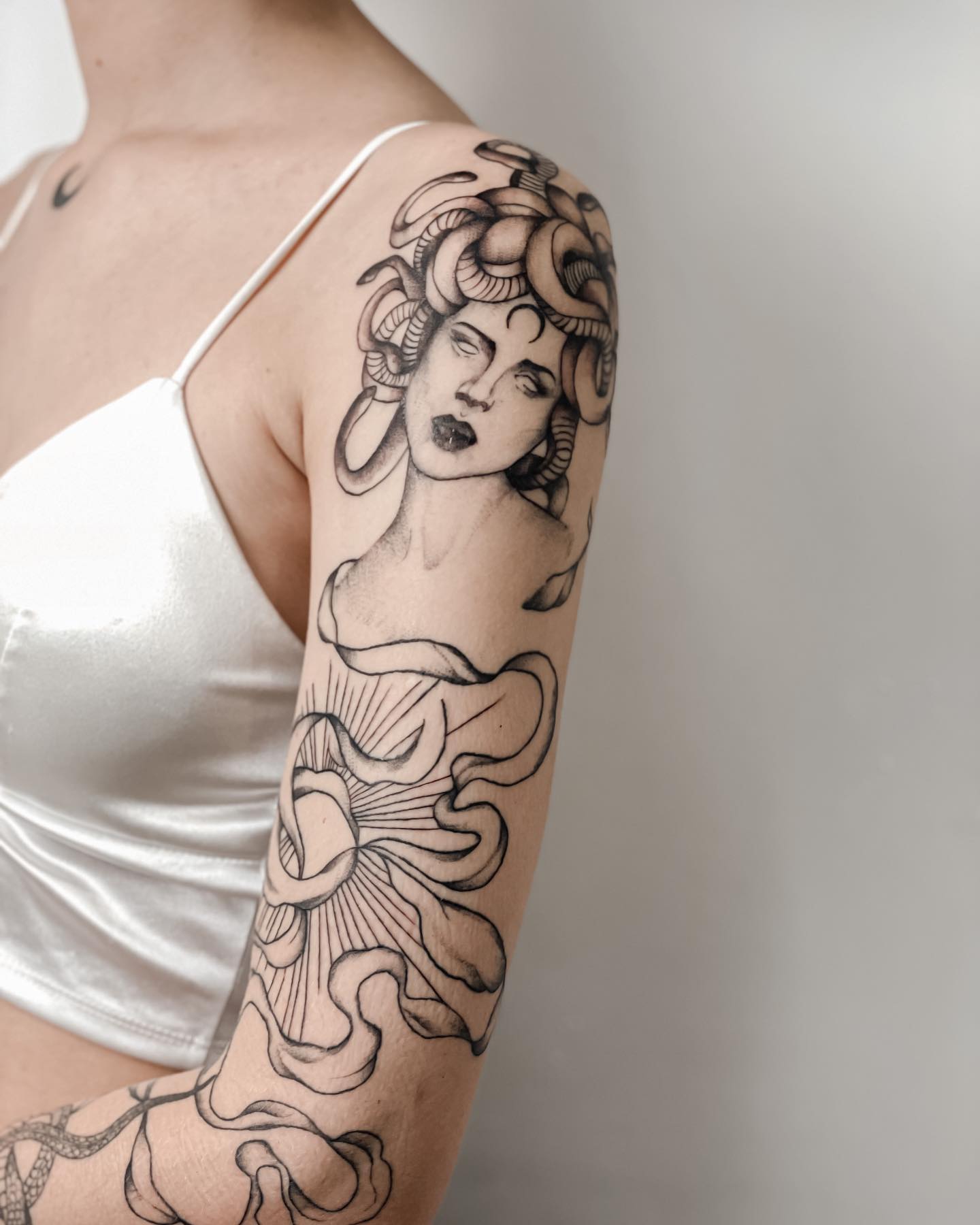 Medusa Sleeve Tattoos