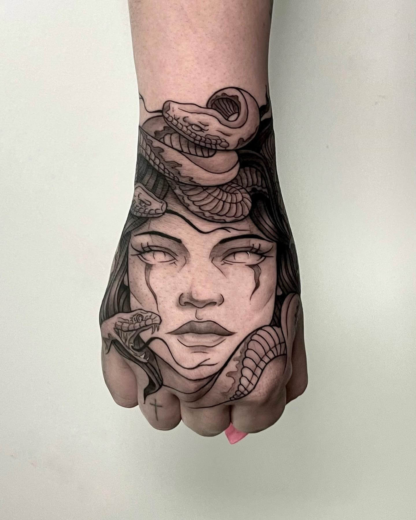 Medusa Wrist Tattoos