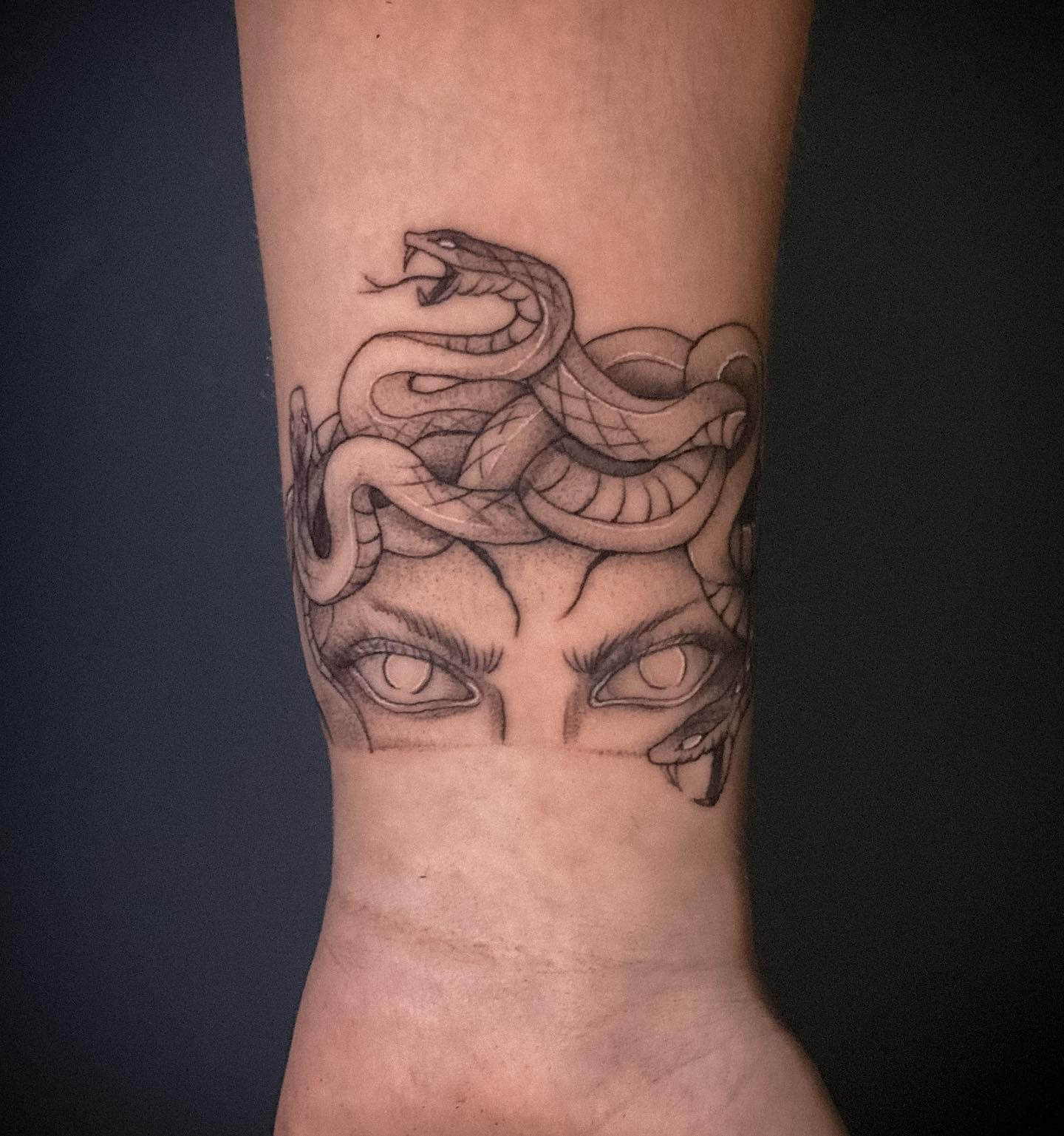 Medusa Wrist Tattoos